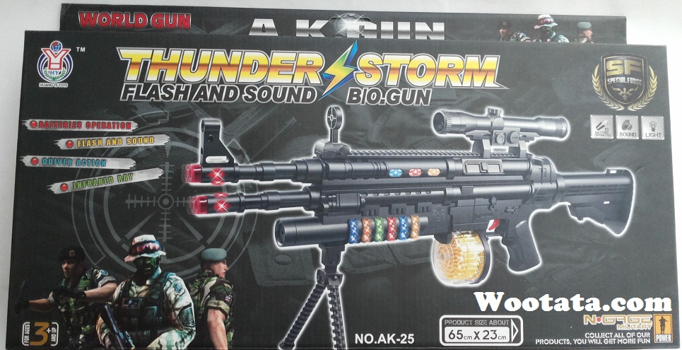 Pistol Mainan Murah Thunder Storm AK 25